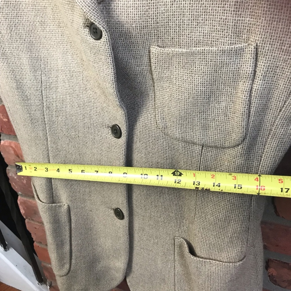 Giorgio Armani Jeans Y2K Wool Blazer Jacket Boxy Single Breast Lined Sport Coat - Picture 14 of 15